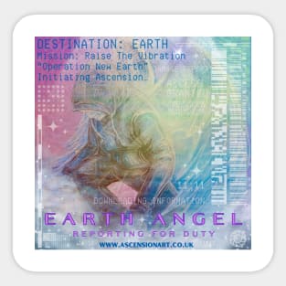 Earth Angel Sticker